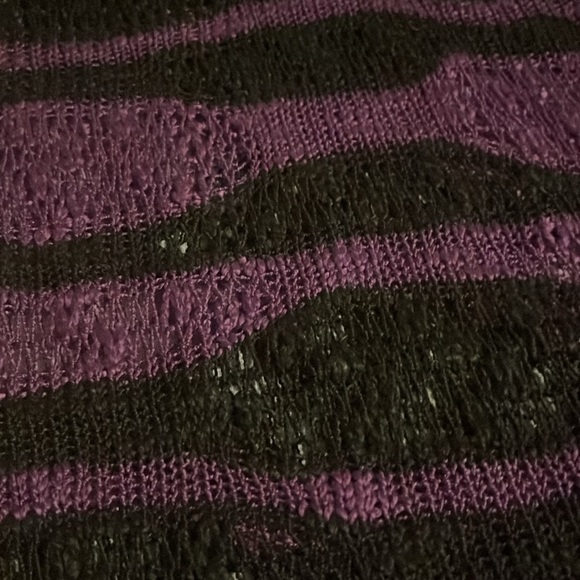 Maxi knit Dress With Brown Shimmer Slip Dress Underlay Women Size M - Picture 5 of 7